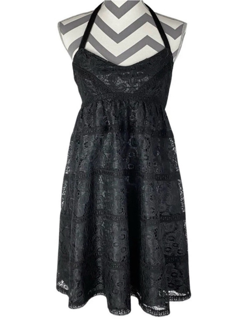 Betsey Johnson Vintage Y2K Mini Babydoll Halter Dress